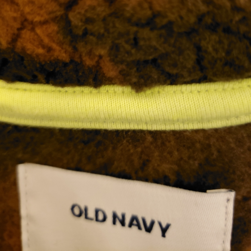 (NWT) Old Navy Camo Fleece Jacket - Picture 5 of 5